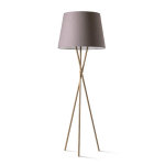 OZONOS HAILEY AC-1 LAMPADAIRE LED DORÉ/GRIS CENDRE