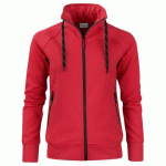 PRINTER JOG RSX SWEATSHIRT FULLZIP FEMMES ROUGE - TAILLE XL