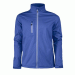 PRINTER RED VERT VESTE SOFTSHELL HOMMES BLEU ROYAL - TAILLE L