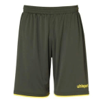 SHORT CLUB - UHLSPORT - KAKI/JAUNE FLUO