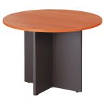 TABLE RONDE PLATEAU 'POIRIER', PIEDS 'ANTHRACITE', ACTIVITY 2.