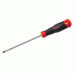 TOURNEVIS BI-MATIÈRE FENTE À LAME RONDE - POUR MÉCANICIEN - 8X200 MM SAM OUTILLAGE