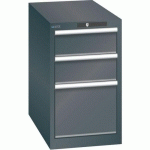 ARMOIRE NOIR 411X725X700 AVEC 3 TIR. 75KG _ 78.447.060 - LISTA