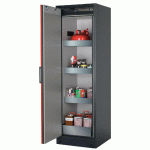 ARMOIRE SÉCURITÉ Q-CLASSIC-90 Q90.195.060 GRIS/ROUGE - MANUTAN COLLECTIVITÉS