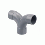 COUDE DOUBLE PARALLÈLE FEMELLE-FEMELLE 87° D40 - WAVIN - 4005700