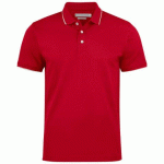 JAMES HARVEST POLO GREENVILLE COUPE SLIM ROUGE - TAILLE S