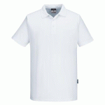 LOT DE 2 - PORTWEST C211 POLO MESH MANCHES COURTES BLANC - TAILLE S