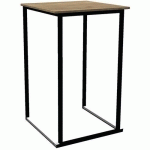 MANGE DEBOUT KUBO SMART NOIR70X70X110CMCOMPACT OAK