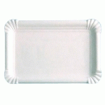 PLATEAU PÂTISSERIE FAST FOOD PETITE 15X9 CM CARTON BLANC (VENDU PAR 250)