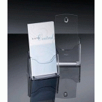 PRÉSENTOIR BROCHURES DE TABLE, ACRYLIQUE, DL, AVEC 1 - LOT DE 4