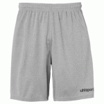 SHORT CENTER GRIS CHINÉ/NOIR UHLSPORT