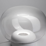 STILNOVO LA MARIÉE LAMPE LED TRANSPARENTE/BLANCHE