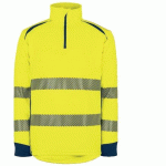 SWEAT HAUTE VISIBILITÉ RENFORCÉ ET RÉTRORÉFLÉCHISSANT LONG LIFE - JAUNE 3XL T2S