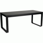 TABLE PLIANTE NOIR 180X80XH74CM FLOW DINNER COMPACT NOIR - FLEXFURN