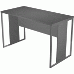 BUREAU PIEDS MÉTAL RAZOR - 120CM - ANTHRACITE/ANTHRACITE - ARTARREDI