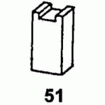 JEU DE 2 CHARBONS 6 X 8 X 15  POUR STAYER - PEUGEOT