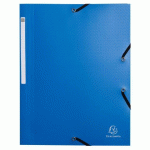 LOT DE 50 - CHEMISES À ÉLASTIQUES 3 RABATS PP RECYCLÉ OPAK - BLEU CLAIR