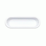 POIGNÉE CUVETTE - PLASTIQUE - BLANC - 82X29 MM CADAP