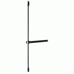 SERRURE ANTIPANIQUE 3 POINTS - RECOUPABLE - NOIR/GRIS ALU - PUSHBAR 90+ - 1141MM JPM