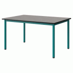 TABLE MALIBU 120X80 T4 4P STRA ANTIB BÉT F186/NOIR BLEU 5018