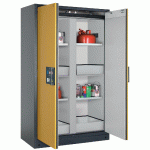 ARMOIRE SÉCURITÉ Q-CLASSIC-90 Q90.195.120.MM GRIS/JAUNE - MANUTAN COLLECTIVITÉS