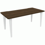 BUREAU EVIDENCE L.120 X P.80 CM NOYER PIED BLANC - VINCO