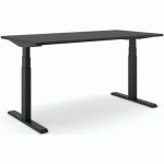 BUREAU RÉGLABLE STEELFORCE PRO 670 SLS - 200CM - NOIR - ACTIFORCE