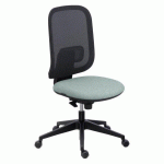 CHAISE DE BUREAU ALIA VERT - DOSSIER MAILLE - SANS ACCOUDOIRS