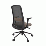 CHAISE DE BUREAU ROCKIT NOIR - MARRON
