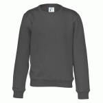 COTTOVER SWEATSHIRT COL ROND ENFANT - CERTIFIÉ GOTS ANTHRACITE - TAILLE 12 ANS