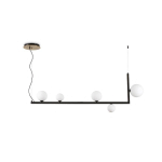 IDEALLUX IDEAL LUX SUSPENSION LED BIRDS, MÉTAL, NOIR, À 5 LAMPES