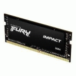 KINGSTON FURY IMPACT - DDR4 - MODULE - 16 GO - SO DIMM 260 BROCHES - 2666 MHZ / PC4-21300 - MÉMOIRE SANS TAMPON