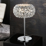 SCHULLER VALENCIA LAMPE À POSER DIAMOND DOTÉE DE CRISTAUX, 24 CM