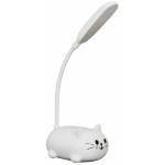 THE HOME DECO FACTORY - LAMPE VEILLEUSE LED CHAT BLANC - BLANC