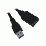 MCL USB 3.0, M/FM, 3M CÂBLE USB USB 3.2 GEN 1 (3.1 GEN 1) USB A NOIR
