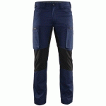 PANTALON DE TRAVAIL SERVICES STRETCH MARINE/NOIR TAILLE 42C - BLAKLADER