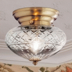 ORION PLAFONNIER BOMBÉ ENNA, 1 LUMIÈRE
