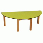 TABLE ZÉBULON RONDE Ø 120 CM T00 COLORIS BLEU ALIZÉ - MANUTAN COLLECTIVITÉS
