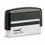 TAMPON TRODAT 4916 PERSONNALISABLE - UTILISATION BUREAU - FORMAT 70X10 MM - NOIR