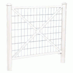 BARRIÈRE PROVINCE GRILLAGÉE 1.07 M AGORA - ZINC BLANC 9010 - PROCITY