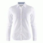 JAMES HARVEST BURLINGHAM CHEMISE FEMMES BLANC - TAILLE S