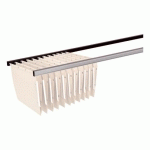 JEU 2 RAILS POUR DOSSIERS SUSPENDUS LONGUEUR 94 CM POUR TABLETTES BOIS L 100 CM