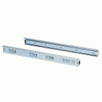 COULISSES À BILLES À SORTIE TOTALE - HAUTEUR 45 MM -L500MM-5PAIRES EMUCA