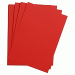 ETIVAL COLOR PAQUET 5F A4 160G - COQUELICOT - LOT DE 5