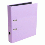 LOT DE 10 - CLASSEUR À LEVIER AQUAREL PREM'TOUCH - DOS 50MM - MAUVE