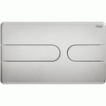 PLAQUE DE COMMANDE DE WC VISIGN FOR STYLE 23 POUR RÉSERVOIR PREVISTA 8613.1 - GRIS MAT VIEGA