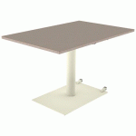 TABLE MANO MOB RÉG. 120X80 STR ALAISÉ CHÊNE H. CAPPU/1013 - MOBIDECOR