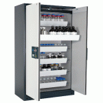 ARMOIRE SÉCURITÉ Q-PEGASUS-90 Q90.195.120.WDAC GRIS/BLANC - MANUTAN COLLECTIVITÉS