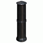 BORNE AGORA Ø 16 CM - ZINC NOIR 9005 - PROCITY