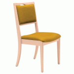 CHAISE ABAKA SAFRAN - STRUCTURE HÊTRE BOULEAU - SUNSET CREATION